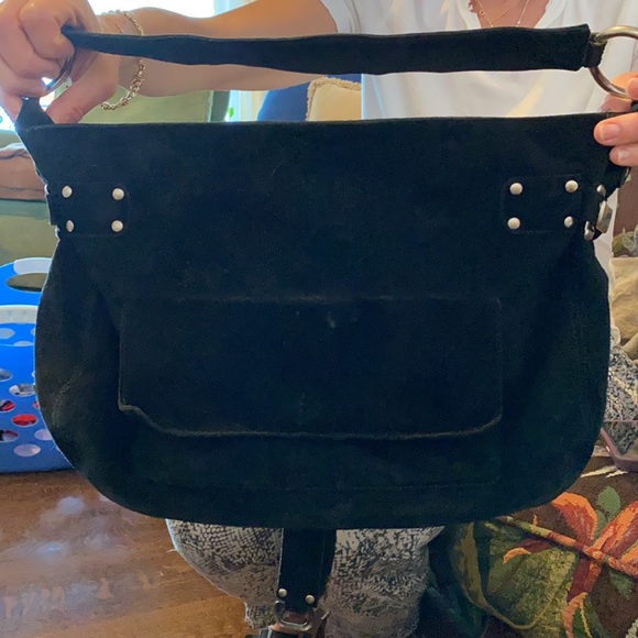 Kooba Suede Shoulder Bag - Picture 4 of 4